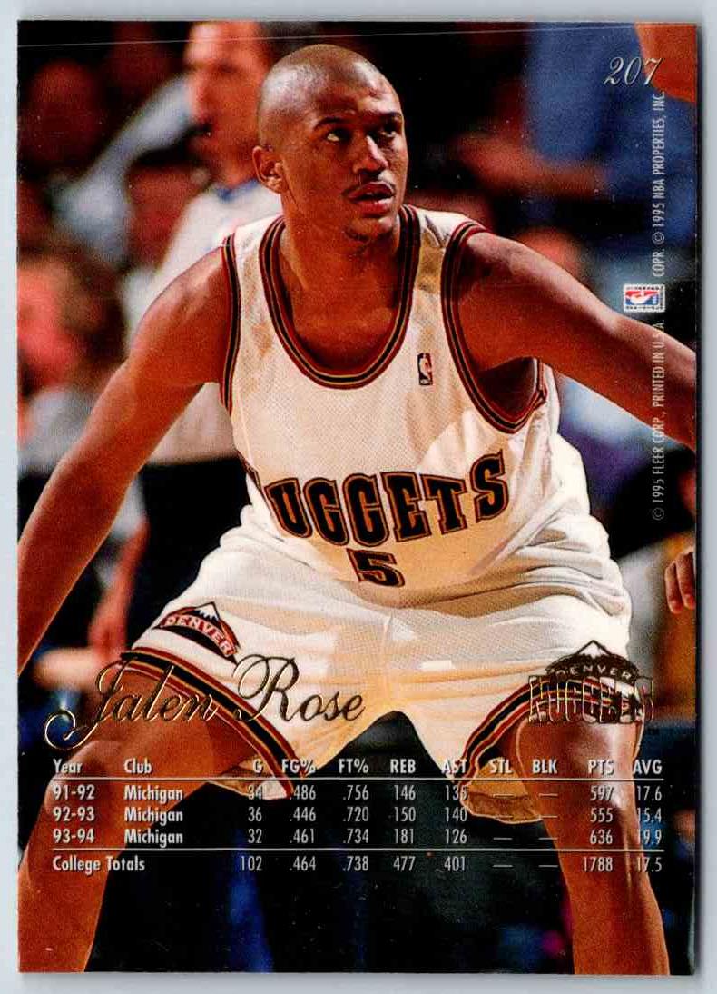 1994 Flair Jalen Rose