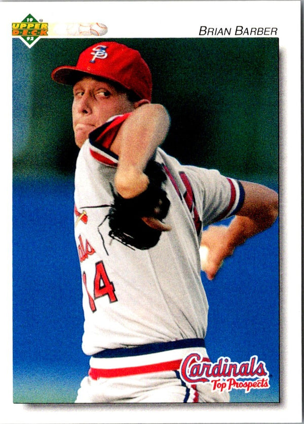 1992 Upper Deck Minors Brian Barber #178