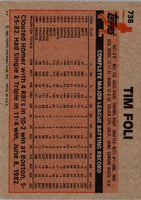 1983 Topps Tim Foli #738