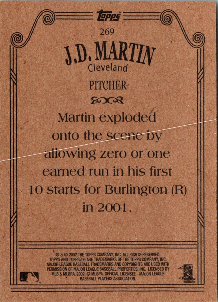 2002 Topps 206 J.D. Martin