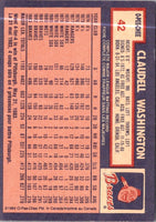 1984 O-Pee-Chee Claudell Washington #42