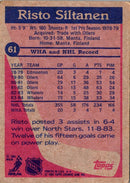 1984 O-Pee-Chee Risto Siltanen