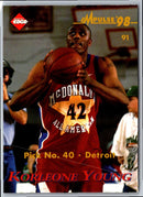 1998 Collector's Edge Impulse Korleone Young/Kobe Bryant