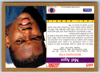 1991 Score Mel Agee #605 Rookie