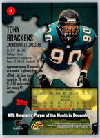 1997 Topps Stadium Club Football Tony Brackens #11