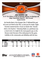2012 Topps Joe Haden #87