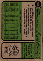 1974 Topps Jackie Hernandez #566