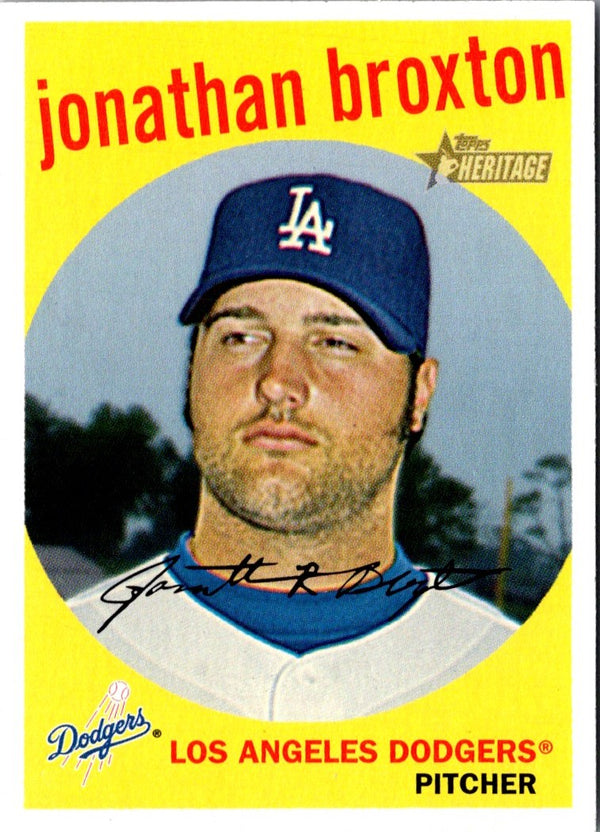 2008 Topps Heritage Jonathan Broxton #77