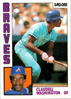 1984 O-Pee-Chee Claudell Washington #42