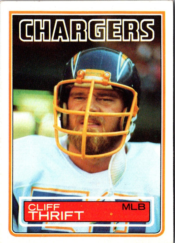 1983 Topps Cliff Thrift #380 Rookie NM-MT