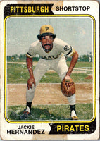 1974 Topps Jackie Hernandez #566