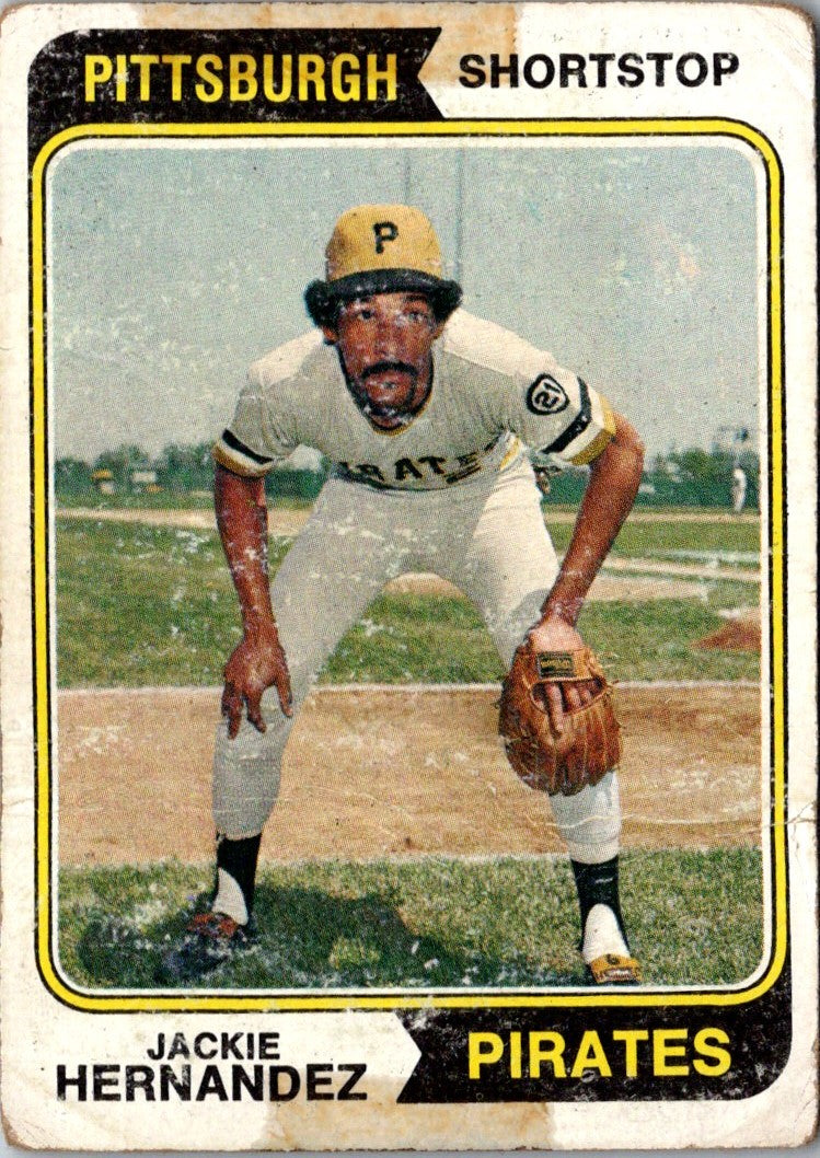 1974 Topps Jackie Hernandez