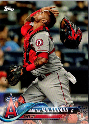 2018 Topps Los Angeles Angels Martin Maldonado #A-8