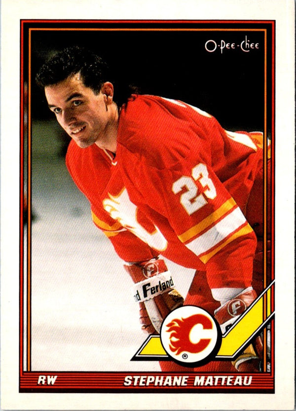 1991 O-Pee-Chee Stephane Matteau #383