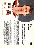 1991 Pro Set French Joe Sakic #315