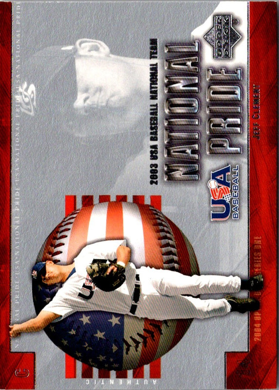 2004 Upper Deck Jeff Clement #USA10