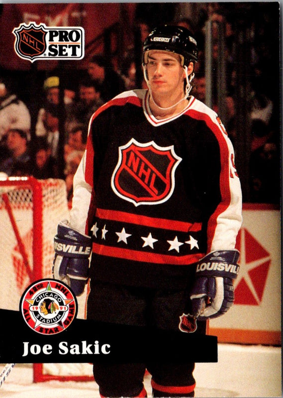 1991 Pro Set French Joe Sakic #315