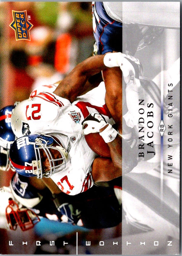 2008 Upper Deck First Edition Brandon Jacobs #98