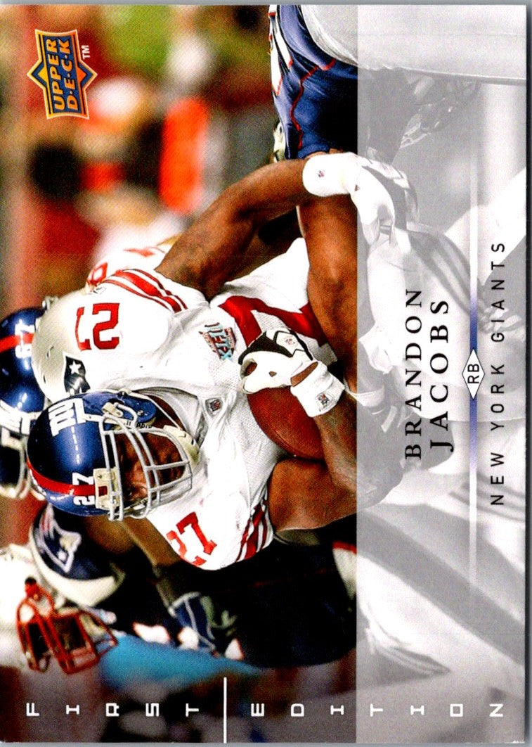 2008 Upper Deck First Edition Brandon Jacobs