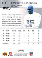 2008 Upper Deck First Edition Lawrence Jackson #219 Rookie
