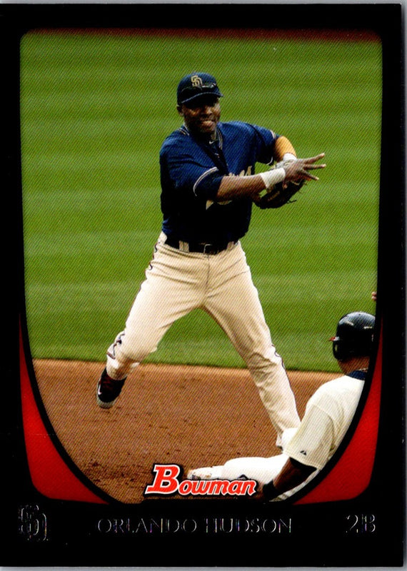 2011 Bowman Orlando Hudson #12