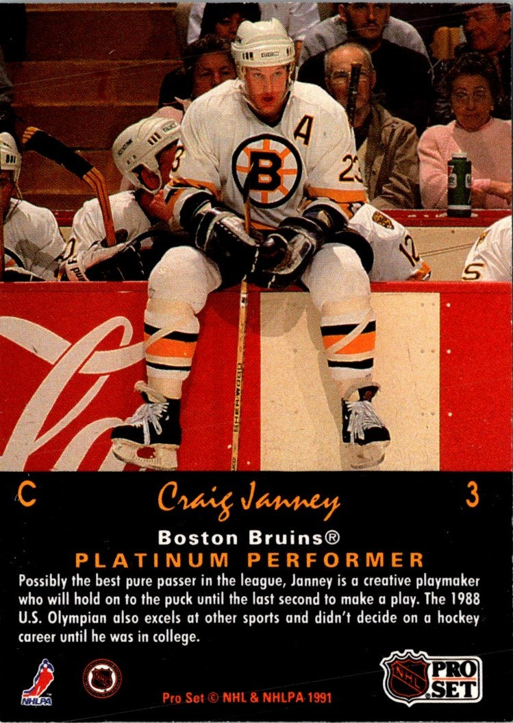 1991 Pro Set Platinum Craig Janney