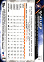2016 Topps Chrome Carlos Gomez #118