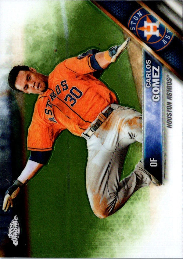 2016 Topps Chrome Carlos Gomez #118