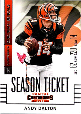 2014 Panini Contenders Andy Dalton #9