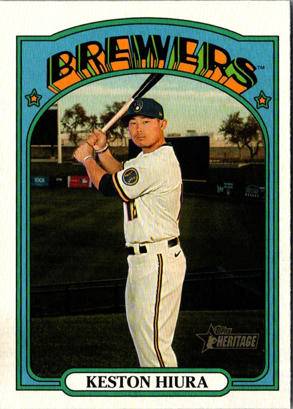 2021 Topps Heritage Keston Hiura #177