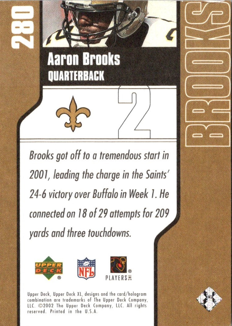 2002 Upper Deck XL Aaron Brooks