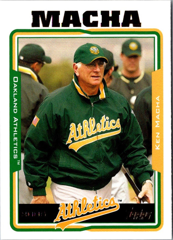 2005 Topps Ken Macha #287