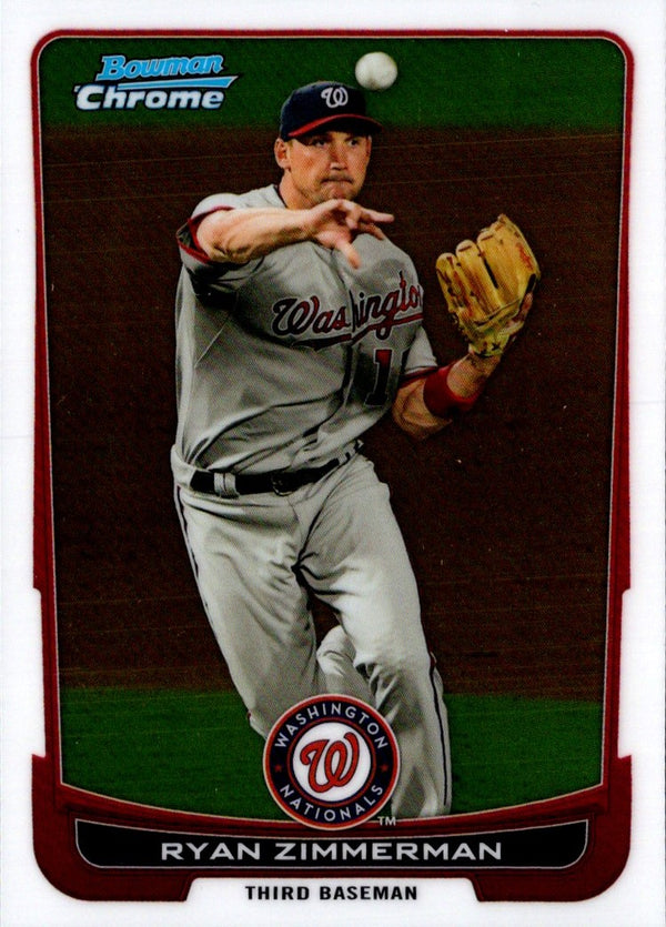 2012 Bowman Chrome Ryan Zimmerman #120