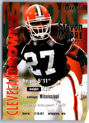 1995 Fleer Stevon Moore #86