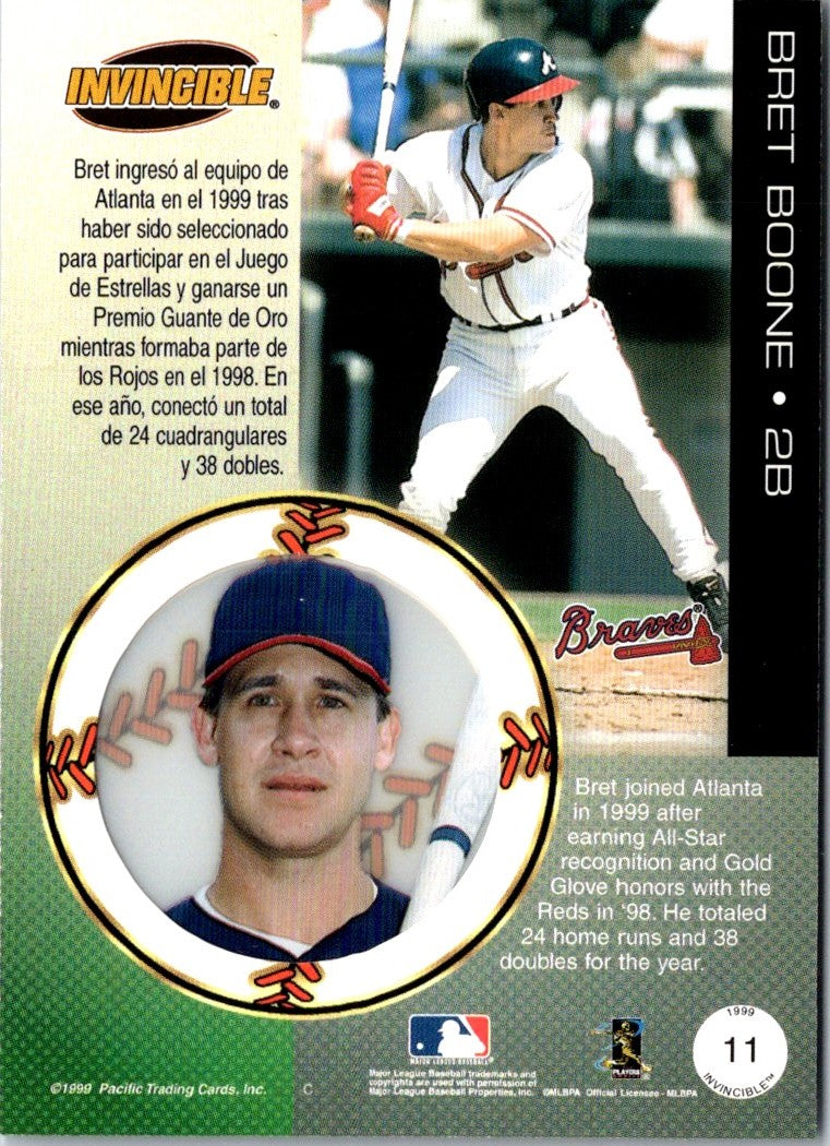 1999 Pacific Invincible Bret Boone