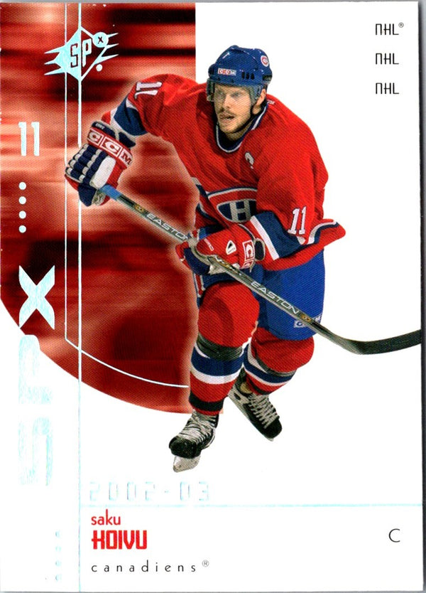 2002 SPx Saku Koivu #41