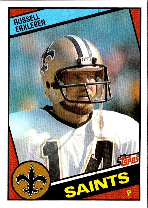 1984 Topps Russell Erxleben #301