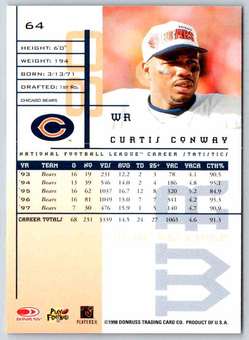 1998 Leaf Rookies And Stars Curtis Conway