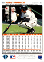 1995 Collector's Choice SE Robby Thompson #111