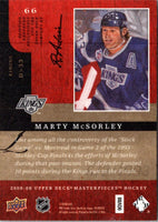 2008 Upper Deck Masterpieces Marty McSorley #66