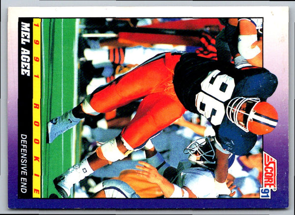 1991 Score Mel Agee #605 Rookie
