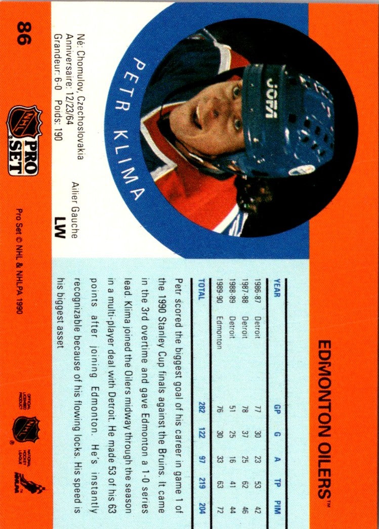 1990 Pro Set Petr Klima