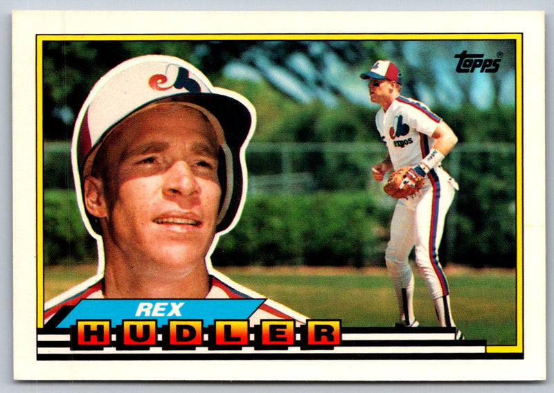 1989 Topps Big Rex Hudler