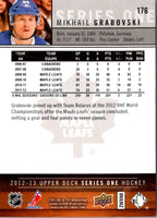2012 Upper Deck Mikhail Grabovski #176