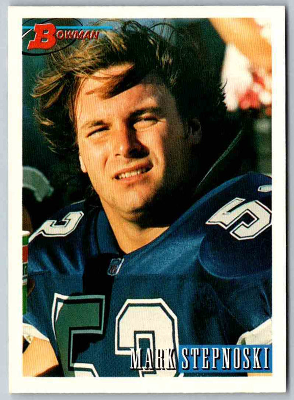 1993 Bowman Football Mark Stepnoski #117