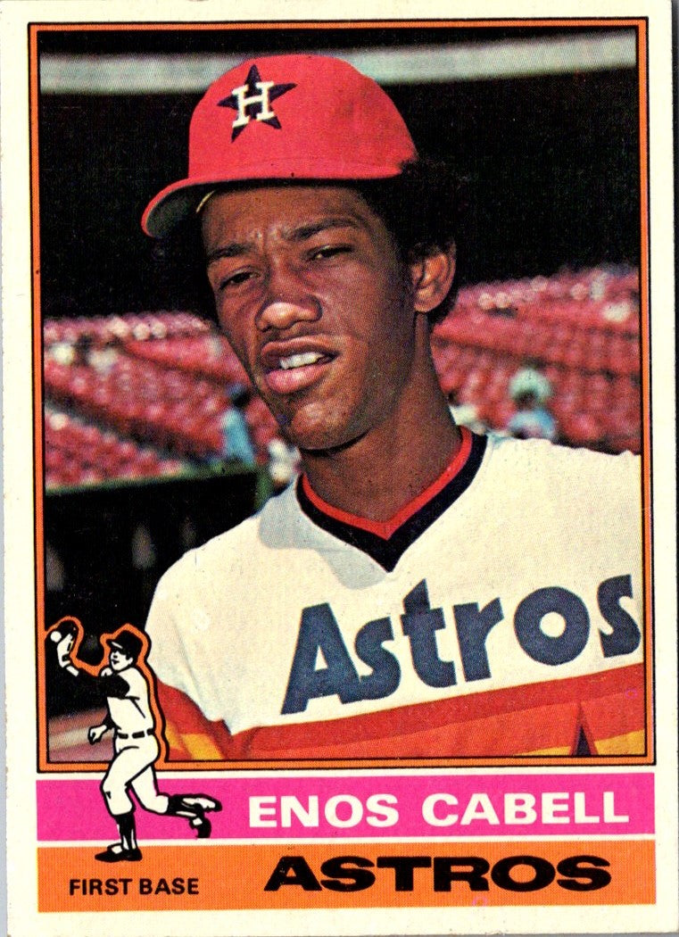 1976 Topps Enos Cabell