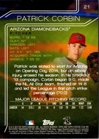 2015 Stadium Club Patrick Corbin #21