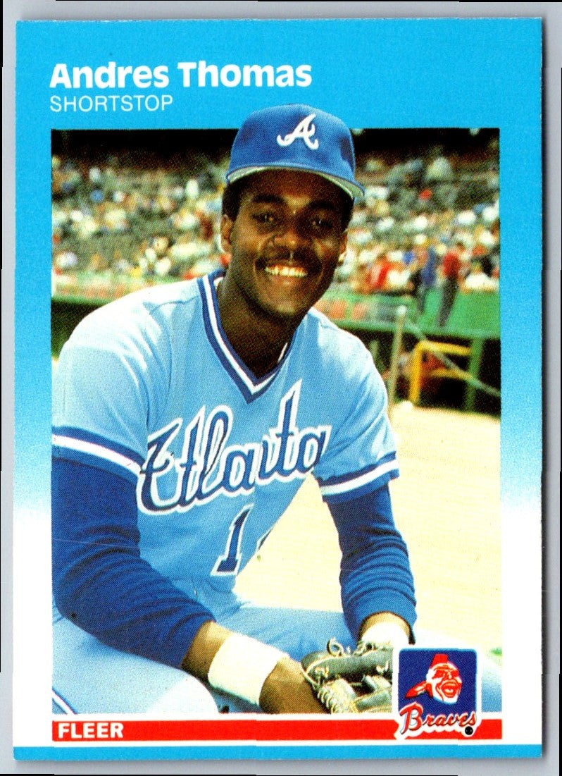 1987 Fleer Andres Thomas