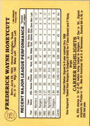 1985 Donruss Rick Honeycutt