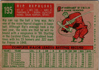 1959 Topps Rip Repulski #195 GOOD